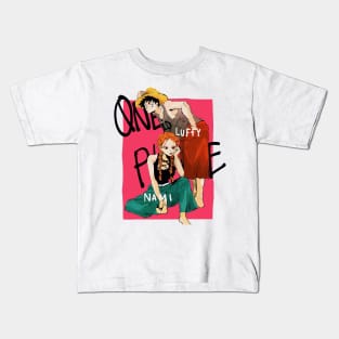 Nami Luffy One Piece Fashion Kids T-Shirt
